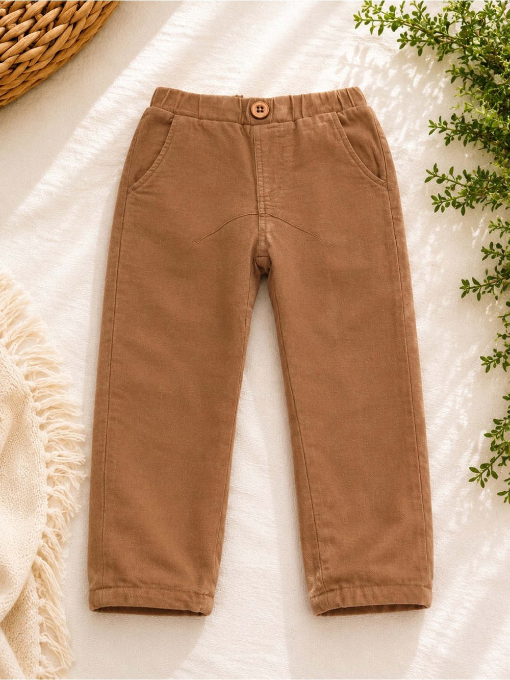 Zara Kids Brown Pants - Soft Everyday Trousers